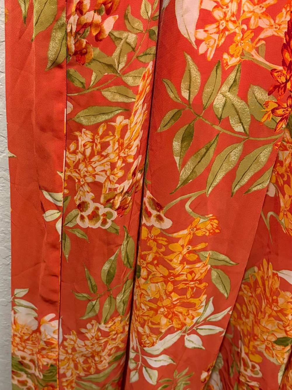 INC International Concepts Coral Floral Long-Sleeve Maxi Dress - Picture 3 of 9